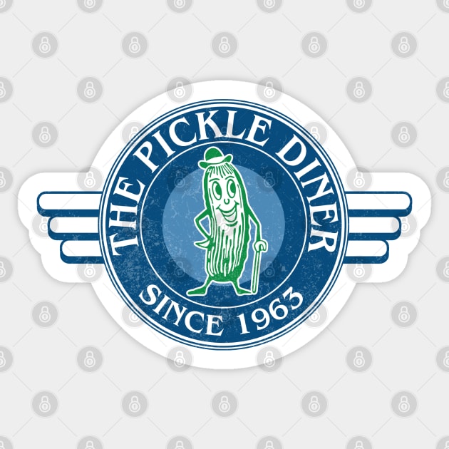 The Pickle Diner Sticker by Cabin_13